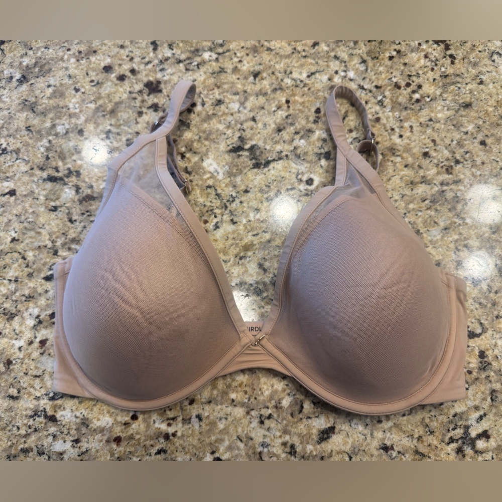 Third love 24/7® Classic Uplift Plunge Bra nude Women's size 34F 34DDD